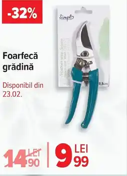 Carrefour Market Foarfecă grădină Ofertă