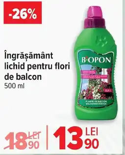 Carrefour Market Îngrăşământ lichid pentru flori de balcon Ofertă