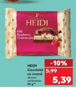 Kaufland HEIDI Ciocolată cu cremă Ofertă