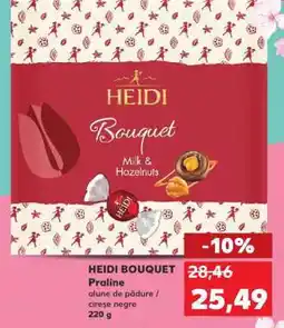 Kaufland HEIDI BOUQUET PRALINE Ofertă