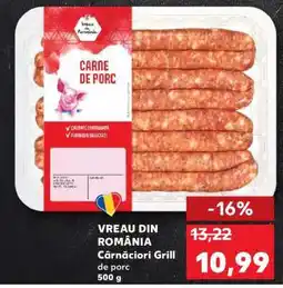 Kaufland Cârnați grill de porc Ofertă