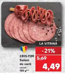 Kaufland CRIS-TIM Salam de vară uscat Ofertă