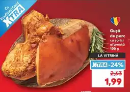 Kaufland Gușă de porc cu șorici afumată Ofertă