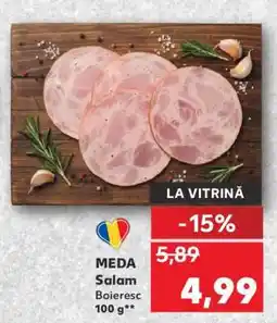 Kaufland MEDA Salam Boieresc 100 g Ofertă