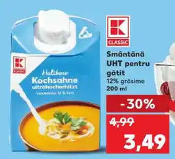 Kaufland Smântână UHT pentru gătit Ofertă