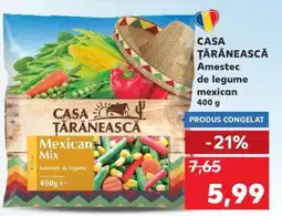 Kaufland CASA ȚĂRĂNEASCĂ Amestec de legume mexican 400 g Ofertă
