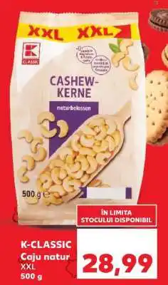 Kaufland K-CLASSIC Caju natur XXL Ofertă