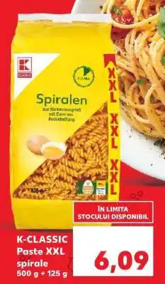 Kaufland K-CLASSIC Paste XXL spirale Ofertă