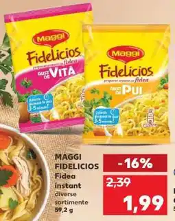 Kaufland MAGGI FIDELICIOS Fidea instant Ofertă