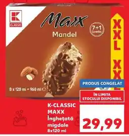 Kaufland K-CLASSIC MAXX Înghețată migdale Ofertă