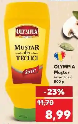 Kaufland OLYMPIA Muștar iute/clasic 500 g Ofertă