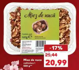 Kaufland Miez de nucă calitatea I 500 g Ofertă