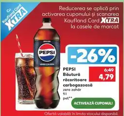 Kaufland Pepsi Băutură Răcoritoare Carbogazoasă/Zero Zahăr Ofertă