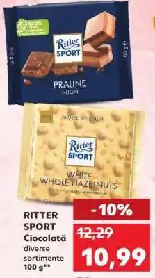 Kaufland RITTER SPORT Ciocolată Ofertă