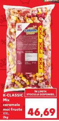 Kaufland K-CLASSIC Mix caramele moi fructe XXL Ofertă