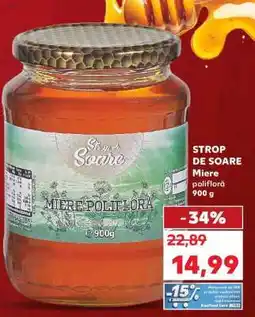 Kaufland STROP DE SOARE Miere polifloră 900 g Ofertă