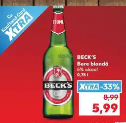 Kaufland BECK'S Ofertă