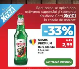 Kaufland URSUS PREMIUM Bere blondă Ofertă