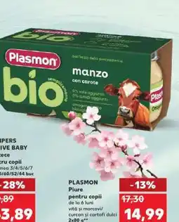 Kaufland PLASMON Piure pentru copii de la 6 luni Ofertă