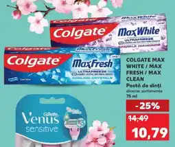 Kaufland COLGATE MAX WHITE / MAX FRESH / MAX CLEAN Ofertă