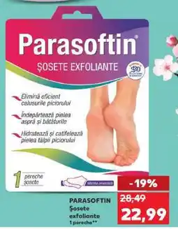 Kaufland Parasoftin Șosete exfoliante Ofertă