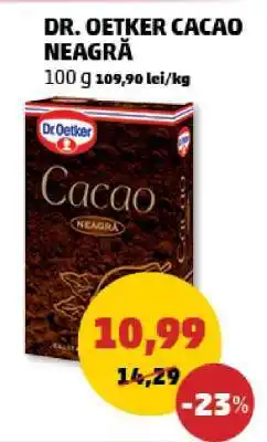 Penny Dr. Oetker Cacao Neagră Ofertă