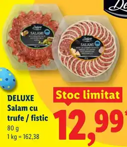 Lidl DELUXE Salam cu trufe / fistic Ofertă