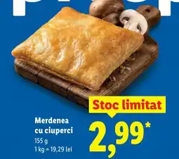 Lidl Merdenea cu ciuperci Ofertă