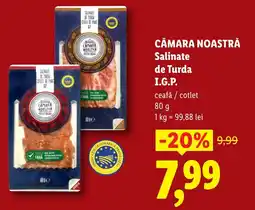 Lidl CĂMARA NOASTRĂ Salinate de Turda I.G.P. Ofertă