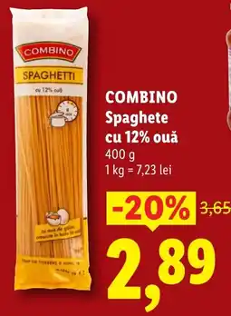 Lidl COMBINO Spaghete cu 12% ouǎ Ofertă
