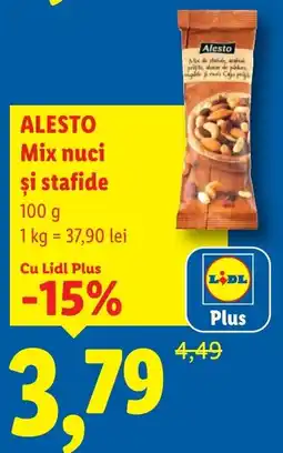 Lidl ALESTO Mix nuci şi stafide Ofertă