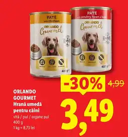 Lidl ORLANDO GOURMET Hrană umedă pentru câini Ofertă