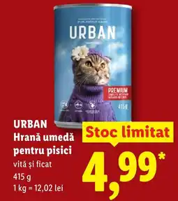 Lidl URBAN Hrană umedă pentru pisici Ofertă