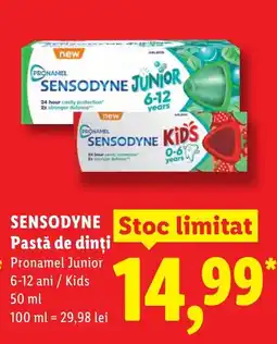Lidl SENSODYNE Pastă de dinți Ofertă