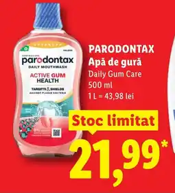 Lidl PARODONTAX Apă de gură Ofertă