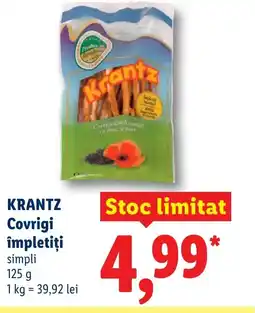 Lidl KRANTZ Covrigi împletiti Ofertă