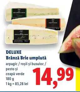 Lidl DELUXE Brânză Brie umplută Ofertă