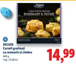 Lidl DELUXE Cartofi gratinaţi cu rozmarin şi cimbru Ofertă