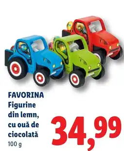 Lidl FAVORINA Figurine din lemn, cu ouă de ciocolată Ofertă