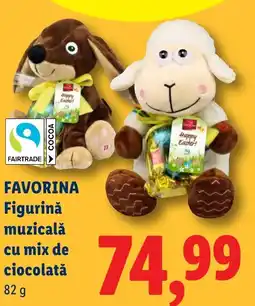 Lidl FAVORINA Figurinǎ muzicală cu mix de ciocolată Ofertă