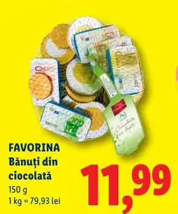 Lidl FAVORINA Bănuţi din ciocolată Ofertă