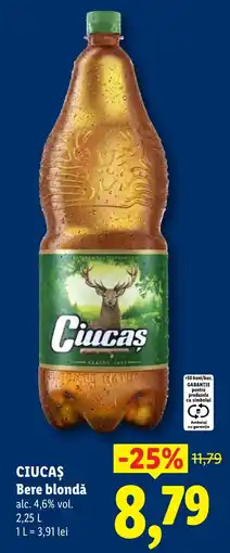 Lidl CIUCAȘ Bere blondă Ofertă