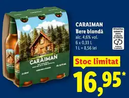 Lidl CARAIMAN Bere blondă Ofertă