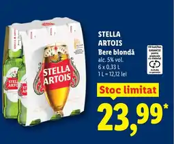 Lidl STELLA ARTOIS Bere blondă Ofertă