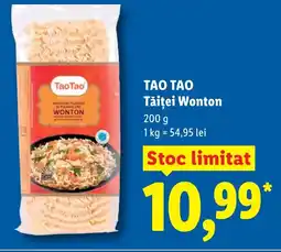 Lidl TAO TAO Tăiţei Wonton Ofertă
