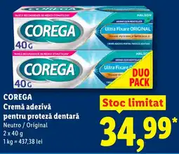 Lidl COREGA Cremă adezivă pentru proteză dentară Ofertă