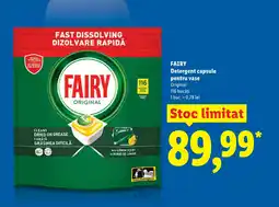 Lidl FAIRY Detergent capsule pentru vase Ofertă