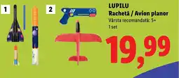 Lidl LUPILU Rachetă/Avion planor Ofertă