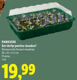 Lidl PARKSIDE Set tăviţe pentru răsaduri Ofertă