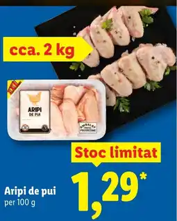 Lidl Aripi de pui Ofertă